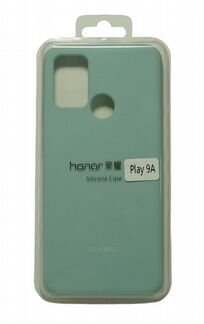 Чехол-накладка для huawei Honor 9A silicone case бирюзовый (2)