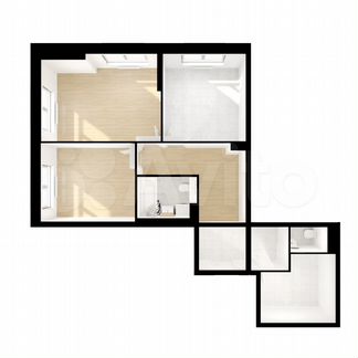 2-к квартира, 69.6 м², 11/17 эт.