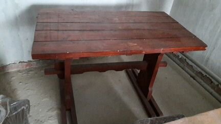 Мебель из массива сосны садовая