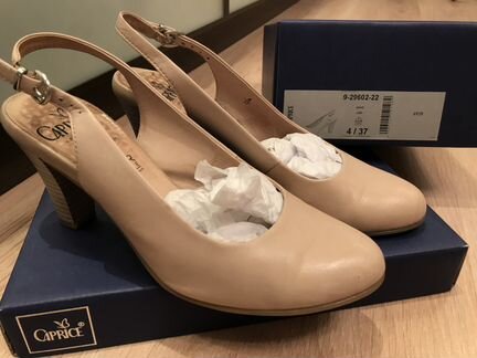 Туфли летние Caprice бежевый