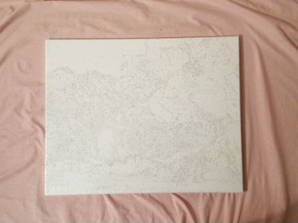 Картина - раскраска по номерам. Кошачий нюх