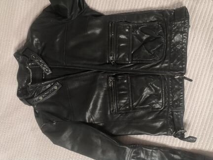 Кожаная куртка Massimo Dutti