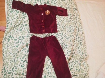 Костюм на девочку велюр