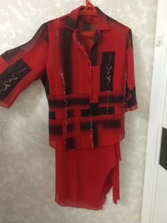 Юбка +блуза костюм