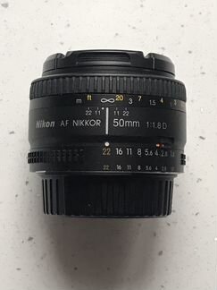 Объектив для nikon AF nikkor 50mm f/1,8 d