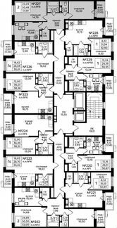 2-к квартира, 52 м², 7/17 эт.