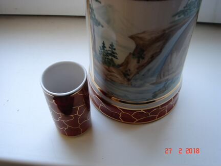 Штоф, бутылка керамика