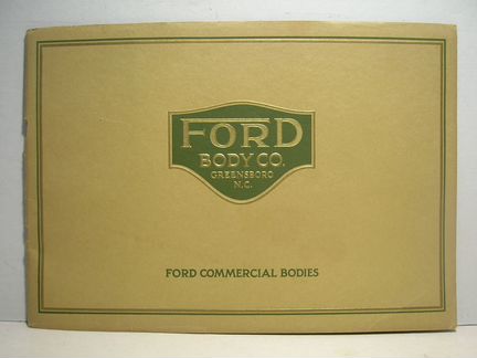 Брошюра Коммерческие Кузова Форд оригинал 1925 год