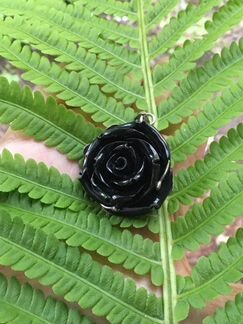 Кулон подвеска из оникса Серебряная