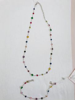 Комплект из колье и браслета Серебро 925 с циркона