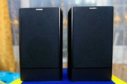 Колонки Sven 2x30 ват пассивные с проводами xlr