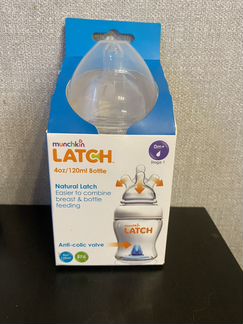 Бутылка munchkin latch с антиколиковым клапаном 12