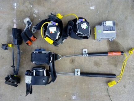 WV Passat B6 B 6 ремень безопасности черный