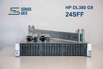 Сервер HP DL380 G9 24SFF 2x E5-2620v3 128 GB