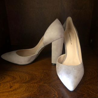 Велюровые туфли