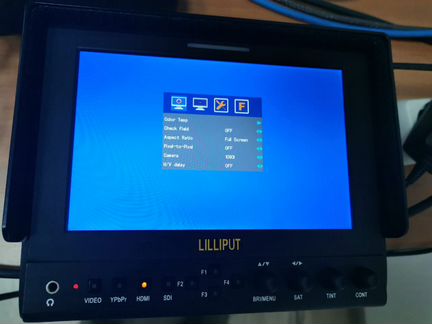 Накамерный монитор - Lilliput 663/O/P2 IPS