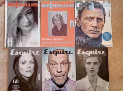 Журналы Hello, Esquire, SNC, Citizen K, Караван