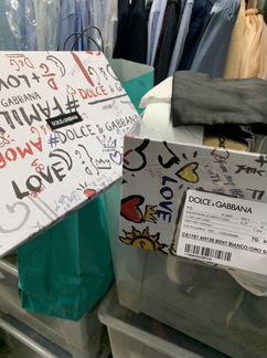 Кроссовки белые Dolce&Gabbana