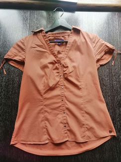 Рубашка mexx коричневаятая