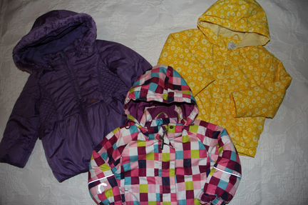 3 куртки Mayoral, Crockid, BabyGo