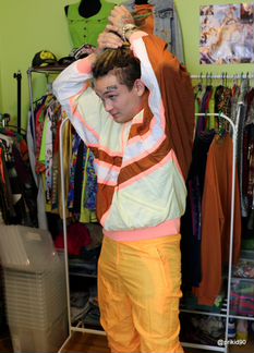 Легенда 90-х Винтажный Анорак-олимпийка Hotdogger