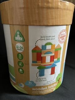 Деревянные кубики ELC 12-36 месяцев