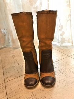 Сапоги коричневые Dolce Gabbana