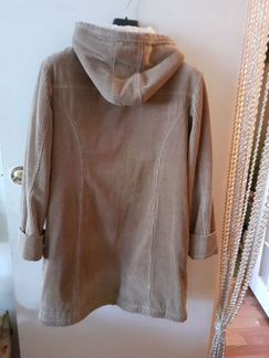 Пальто вельветовое